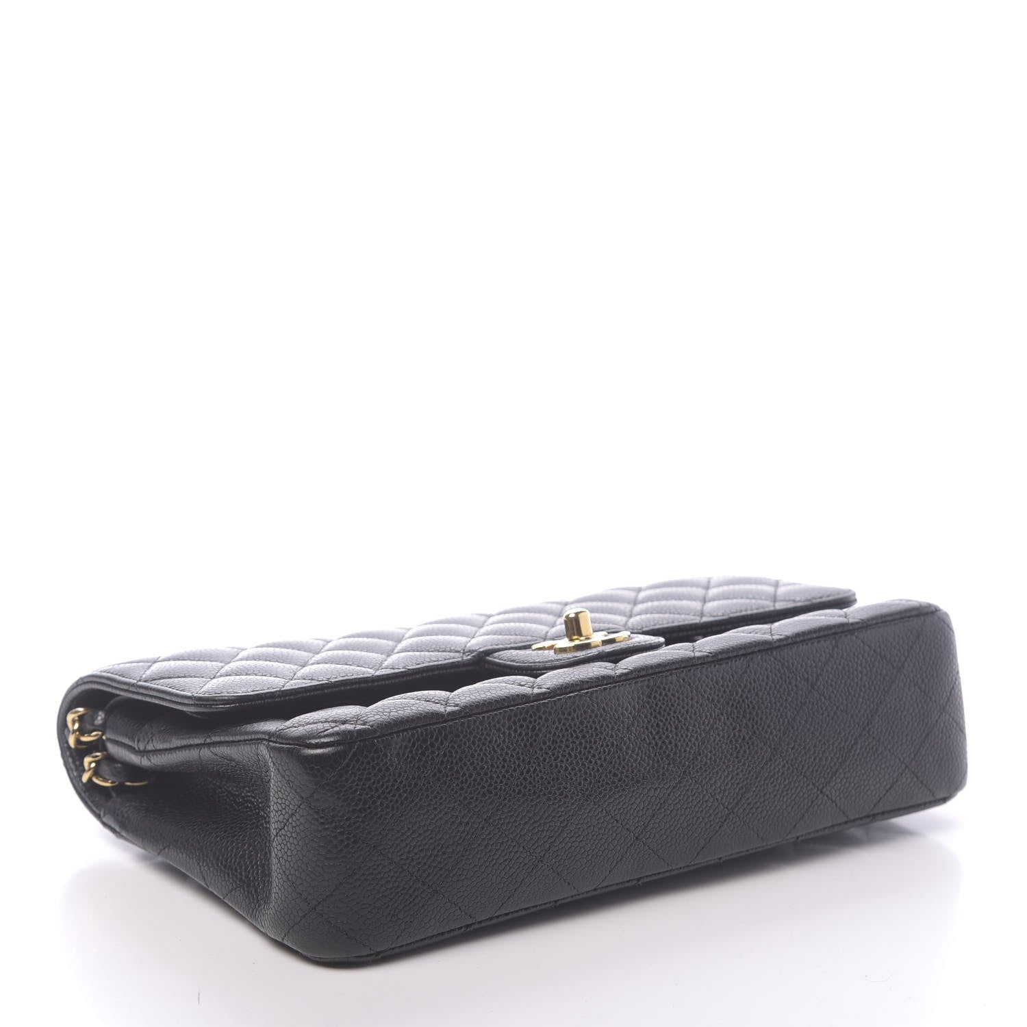 Chanel Caviar Quilted Medium Double Flap Black 3 of 13