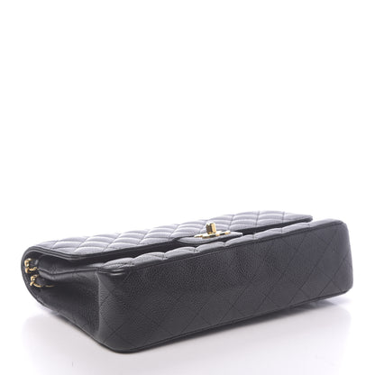Chanel Caviar Quilted Medium Double Flap Black 3 of 13