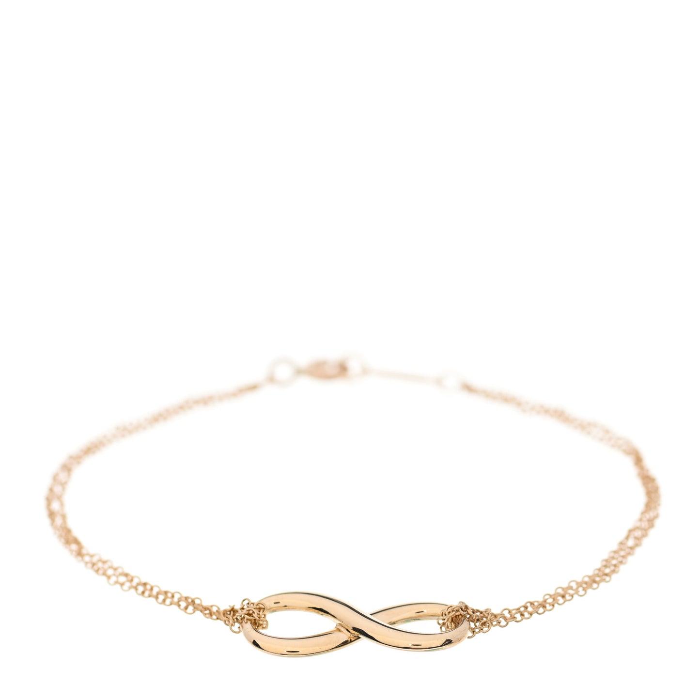 18K Yellow Gold Infinity Bracelet