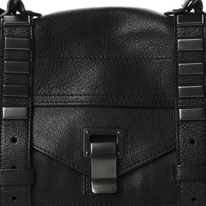 Proenza Schouler Lambskin Stud Tiny PS1 Satchel Black 11 of 11