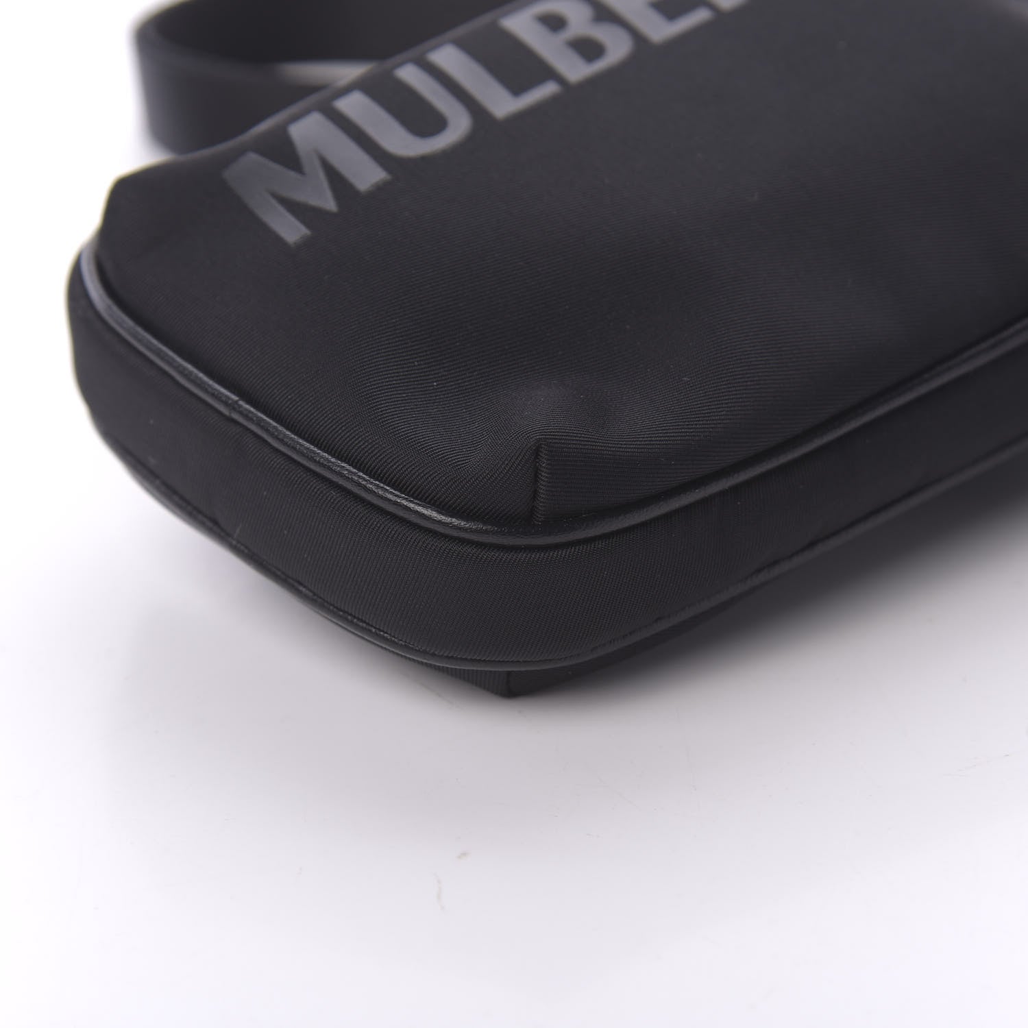 Mulberry Nylon Zipped Econyl Pouch Black 7 of 9