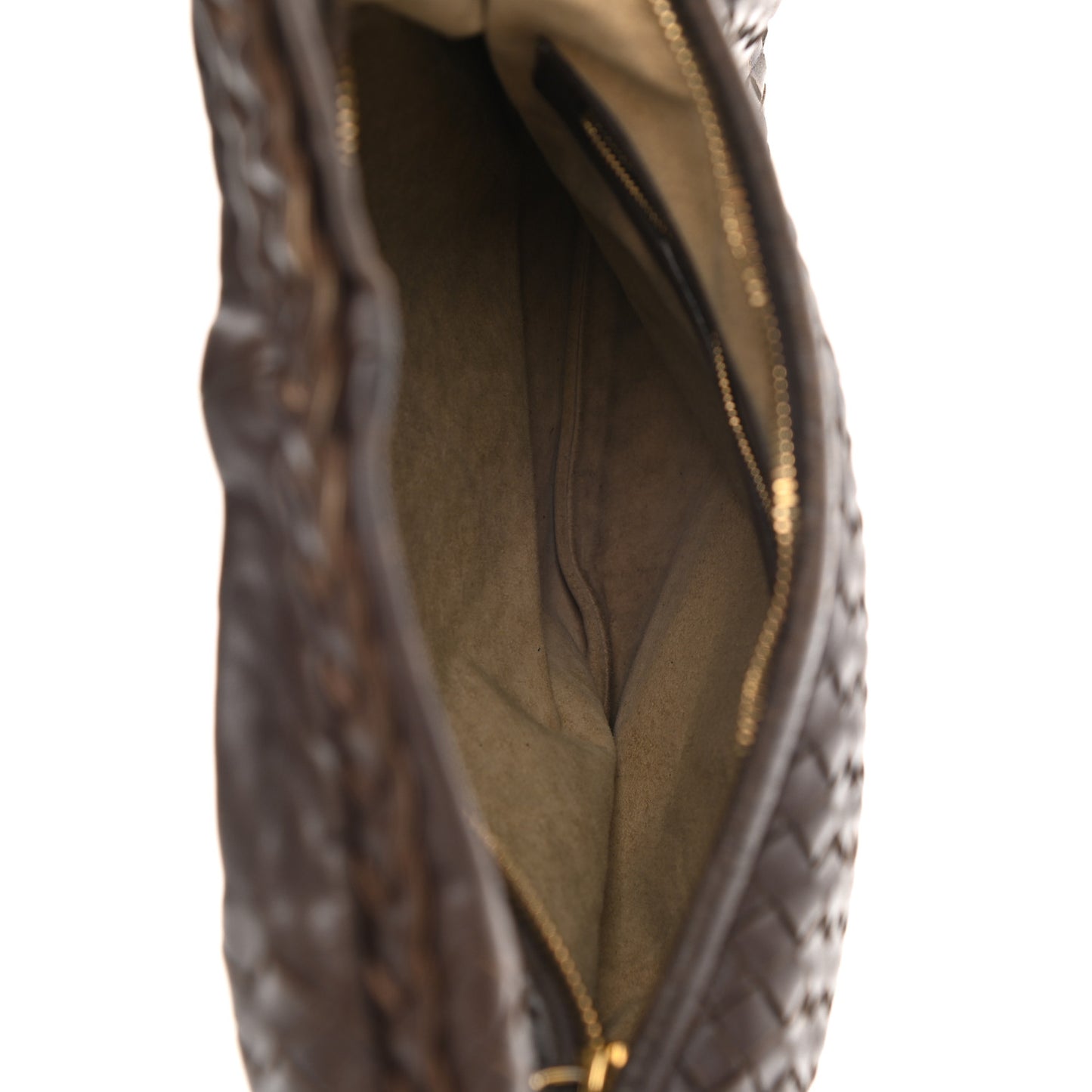 Nappa Intrecciato Medium Veneta Hobo Ebano