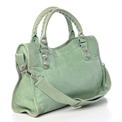 Balenciaga Agneau Giant 21 Silver Hardware City Vert D'eau 3 of 14