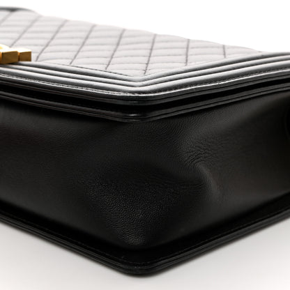 Chanel Calfskin Quilted New Medium Boy Flap Black 10 of 10