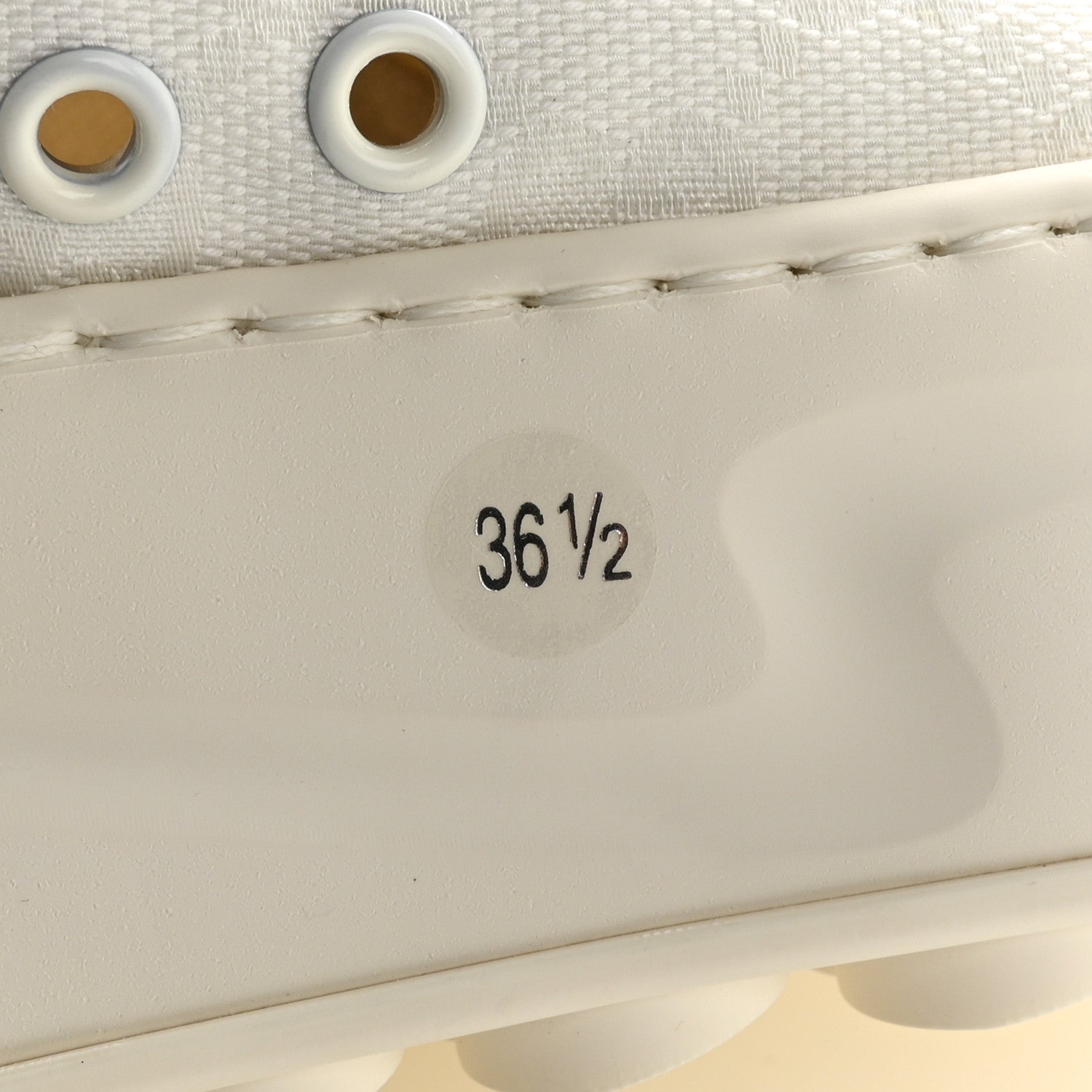 Gucci GG Monogram Womens 1977 Tennis Platform 52mm Sneakers 36.5 Great White Mystic White 9 of 13