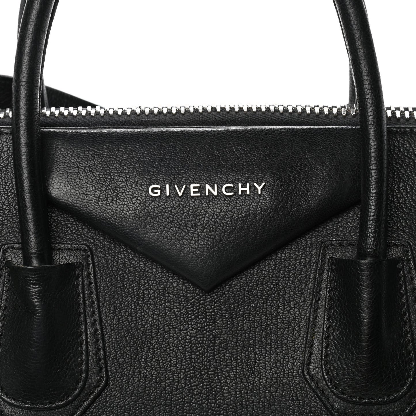 Sugar Goatskin Medium Antigona Black