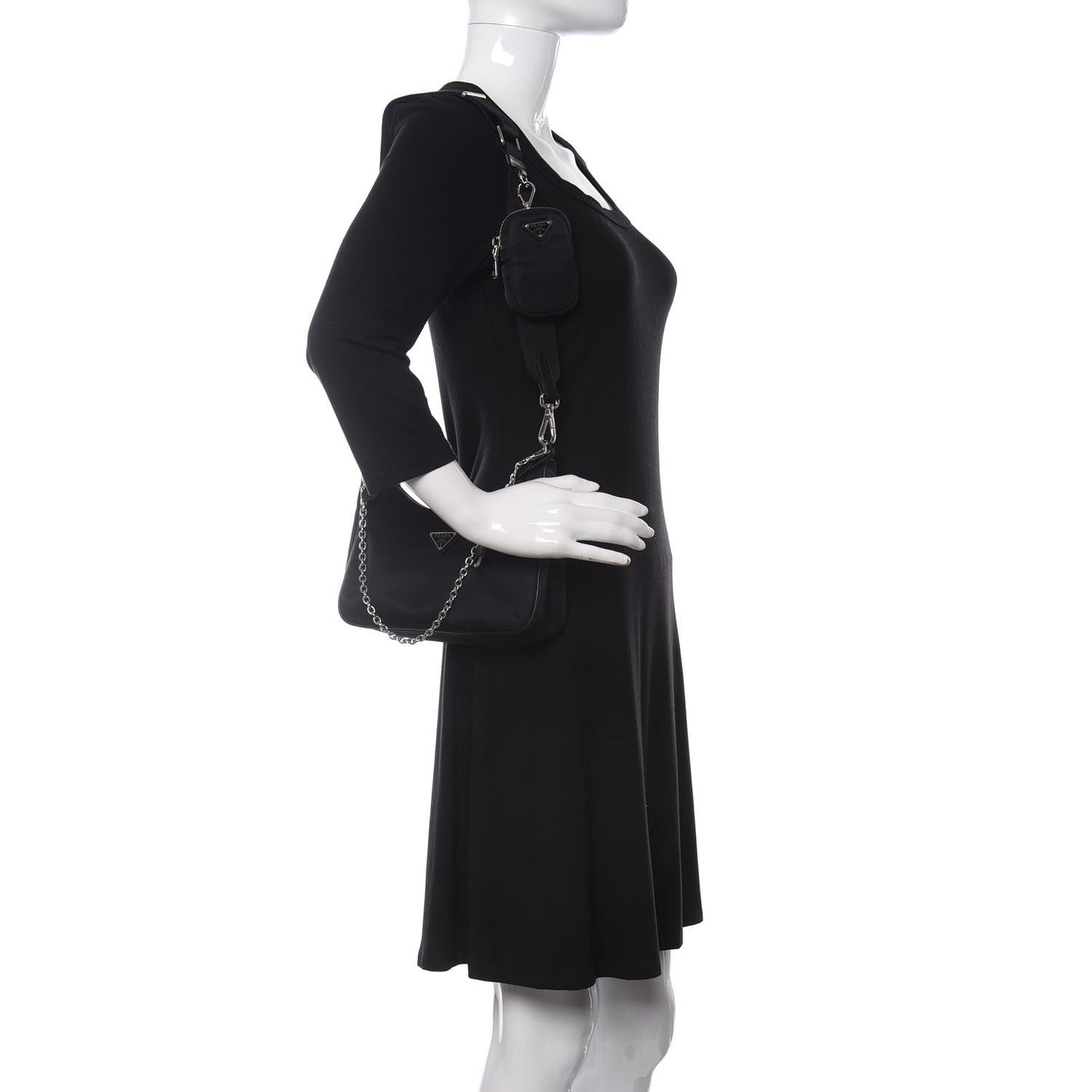 Nylon Re-Edition 2005 Shoulder Bag Black