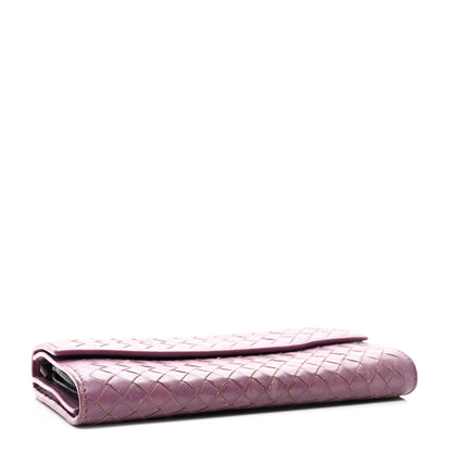 Bottega Veneta Nappa Intrecciato Continental Flap Wallet Corot 4 of 10