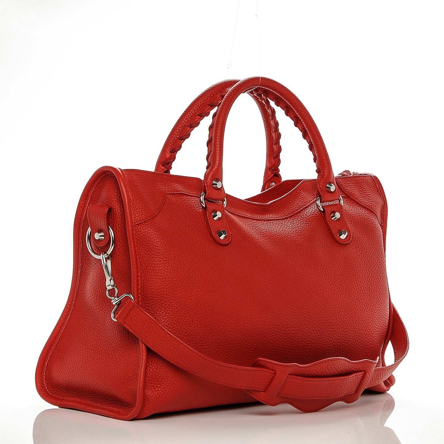 Vibrato Calfskin Classic Silver Hardware City Rouge Cerise
