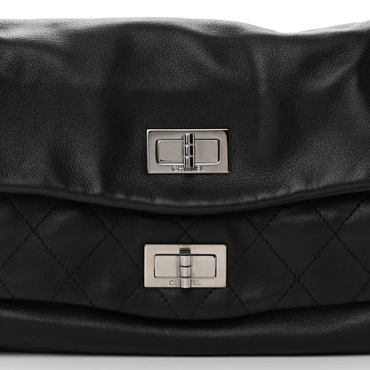 Chanel Lambskin Quilted Large Mademoiselle Double Flap Black 8 of 16