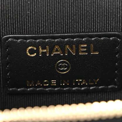 Chanel Caviar Quilted Small Handle With Care Vanity Case With Chain Black 6 of 11