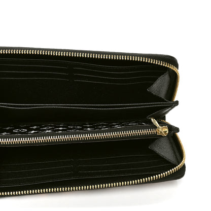 Louis Vuitton Monogram Giant Jungle Zippy Wallet Black 4 of 6