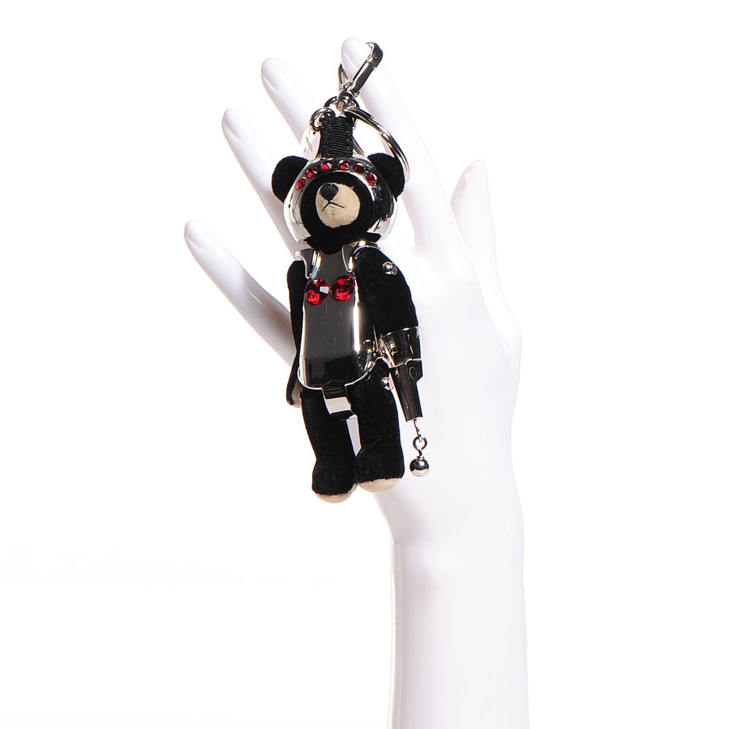 Miss Orsy Trick Teddy Bear Keychain Charm