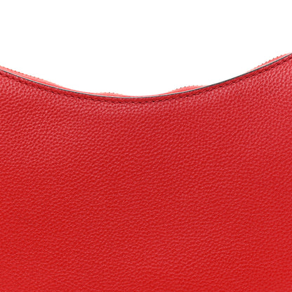 Valentino Garavani Grainy Calfskin Rockstud Mini Hobo Red 7 of 9