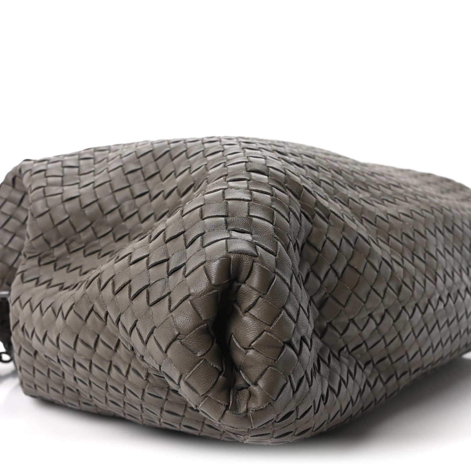 Bottega Veneta Nappa Intrecciato Maxi Convertible Tote Grey 8 of 9