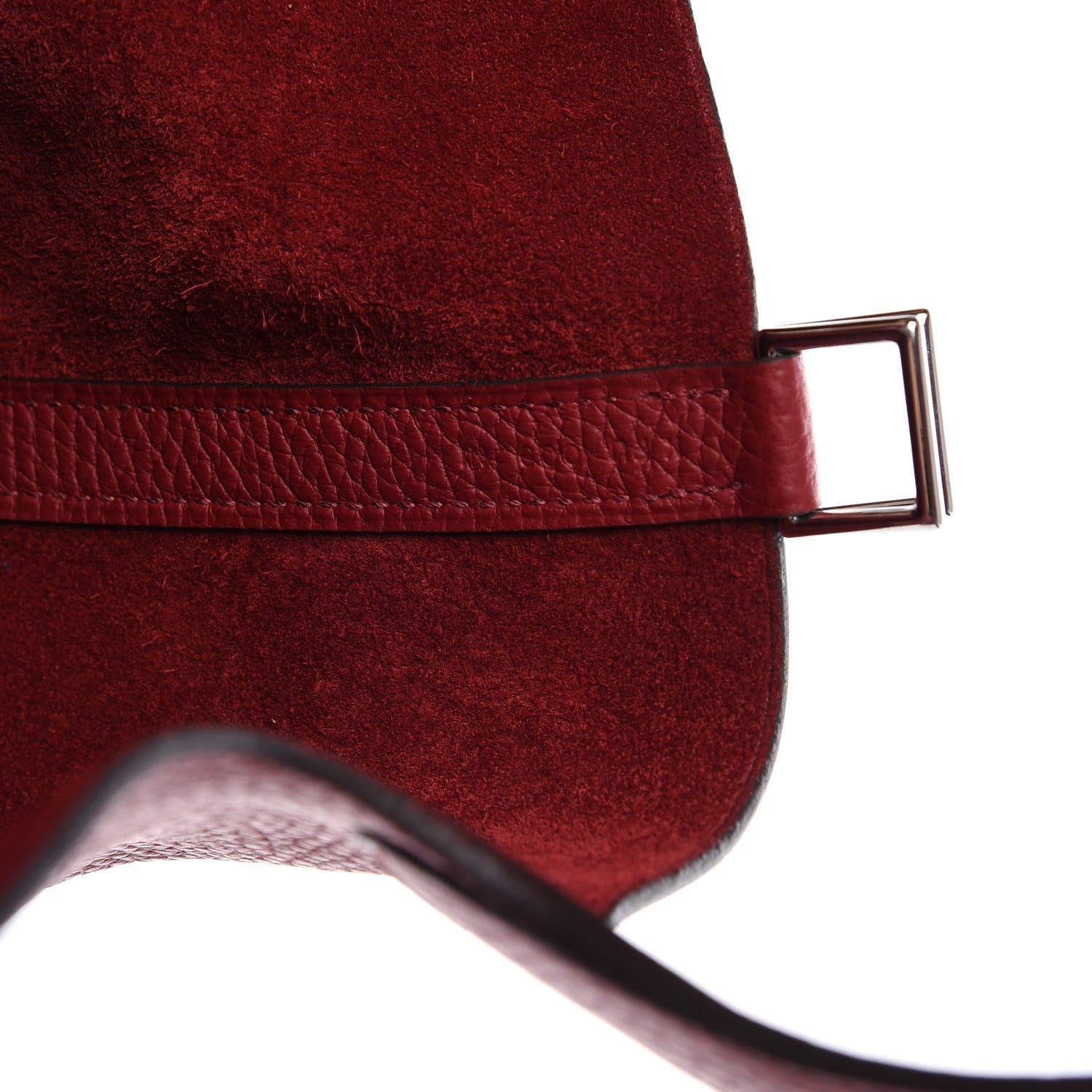 Hermes Taurillon Clemence Picotin Lock 22 MM Rouge Grenat 5 of 8