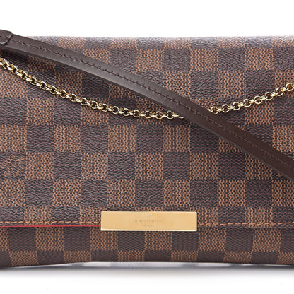 Louis Vuitton Damier Ebene Favorite MM 7 of 9