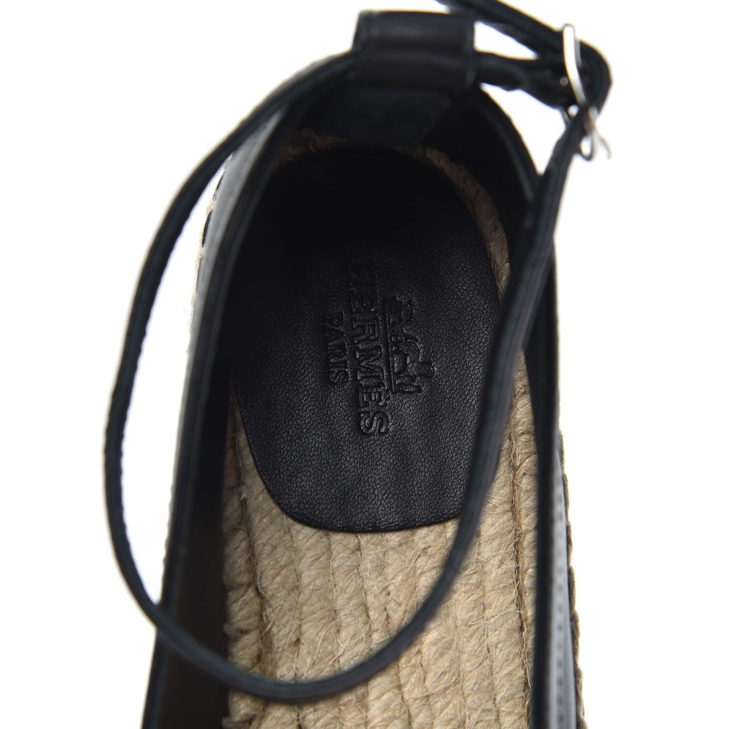 Nappa Malaga Espadrille 37 Black