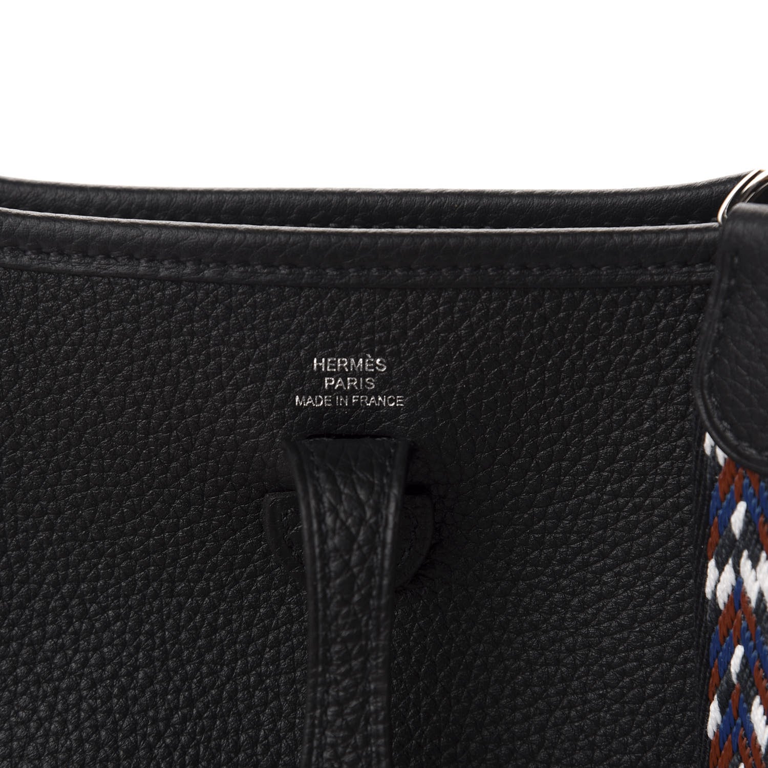 Hermes Taurillon Maurice Zigzag Evelyne TPM Black 6 of 11