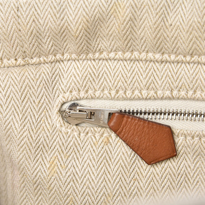 Hermes Canvas Barenia Fourbi 25 MM Pouch Naturel Fauve 6 of 8
