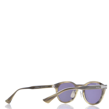 Gucci Acetate Round Metal Sunglasses GG0071S 3 of 9