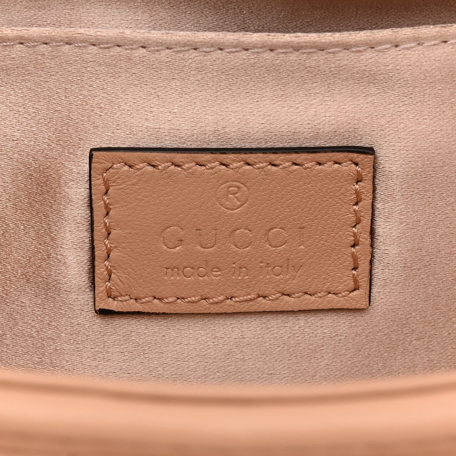 Gucci Nappa Vertical Matelasse Small Maxi Horsebit Chain Shoulder Bag Beige 6 of 10