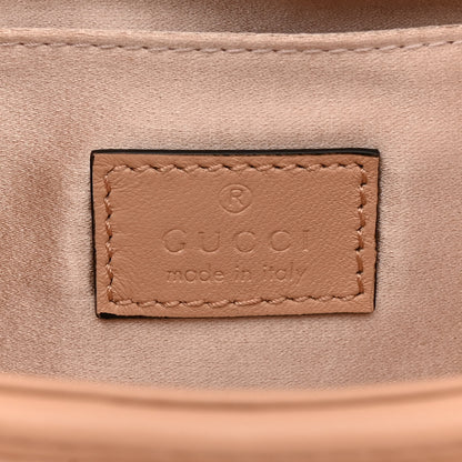 Gucci Nappa Vertical Matelasse Small Maxi Horsebit Chain Shoulder Bag Beige 6 of 10