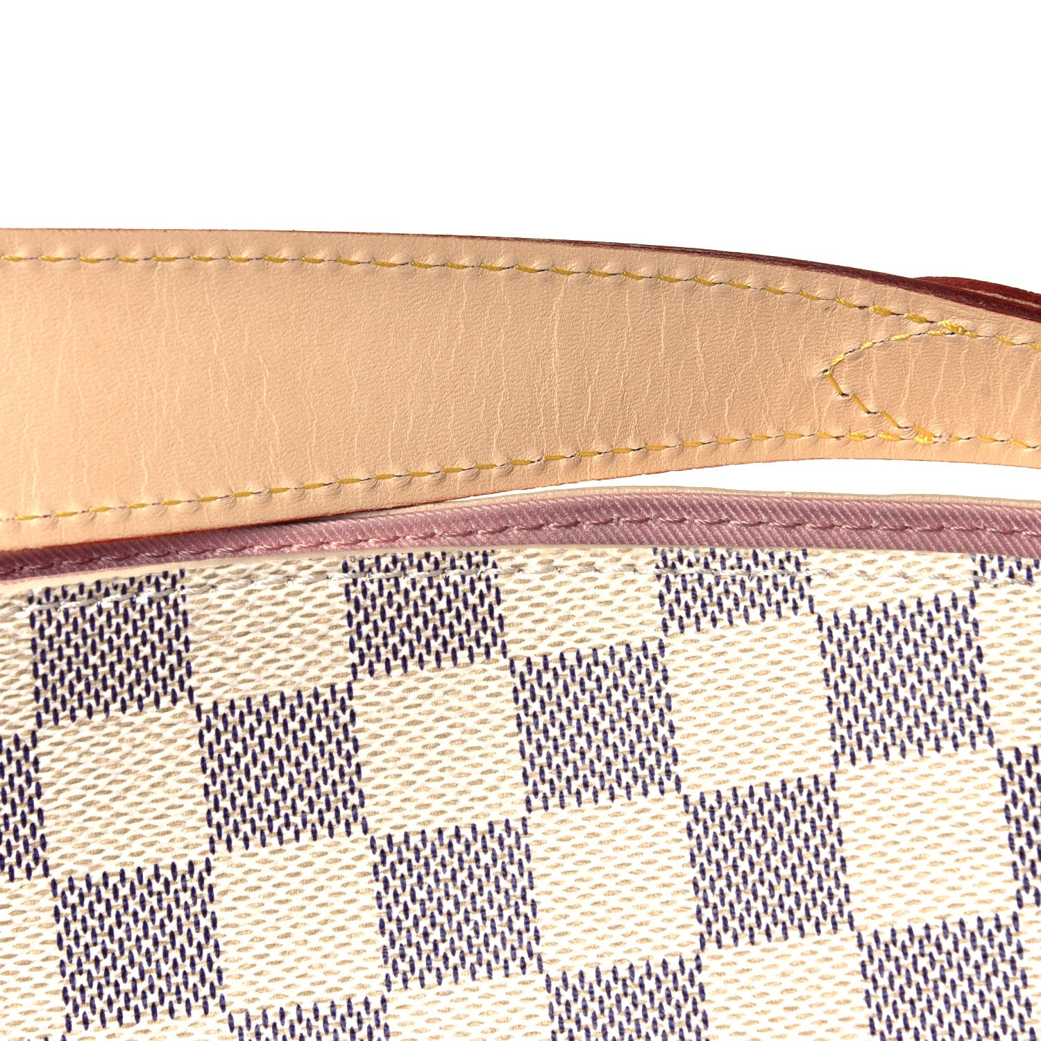 Louis Vuitton Damier Azur Graceful MM Rose Ballerine 5 of 5