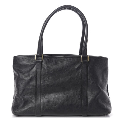 Gucci Calfskin Horsebit Embossed Joy Tote Black 1 of 10