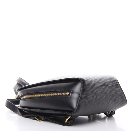 Louis Vuitton Epi Mabillon Backpack Black 4 of 15