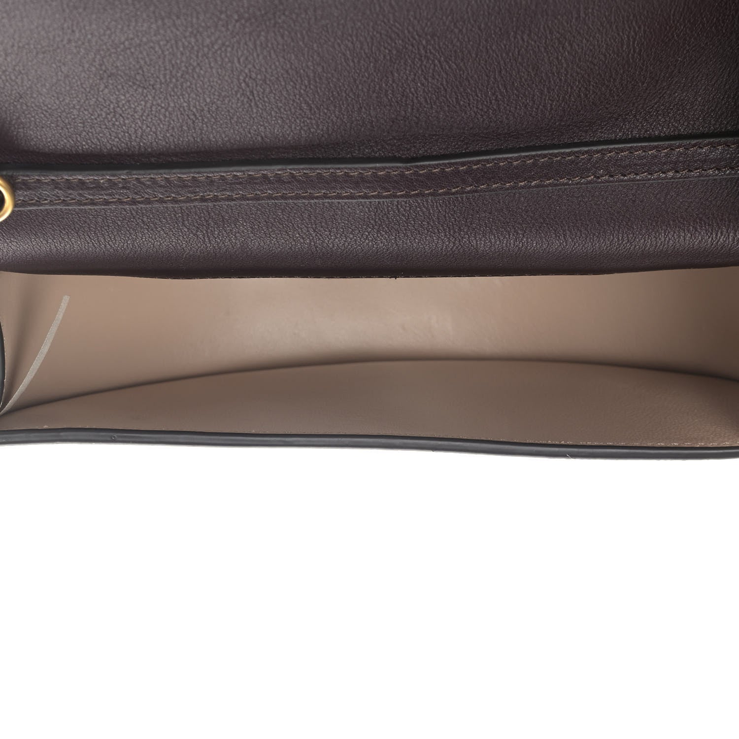 Chloe Calfskin Small Nile Bracelet Minaudiere Bag Carbon Brown 5 of 9
