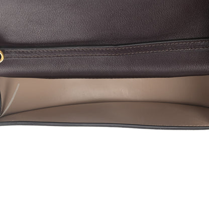 Chloe Calfskin Small Nile Bracelet Minaudiere Bag Carbon Brown 5 of 9