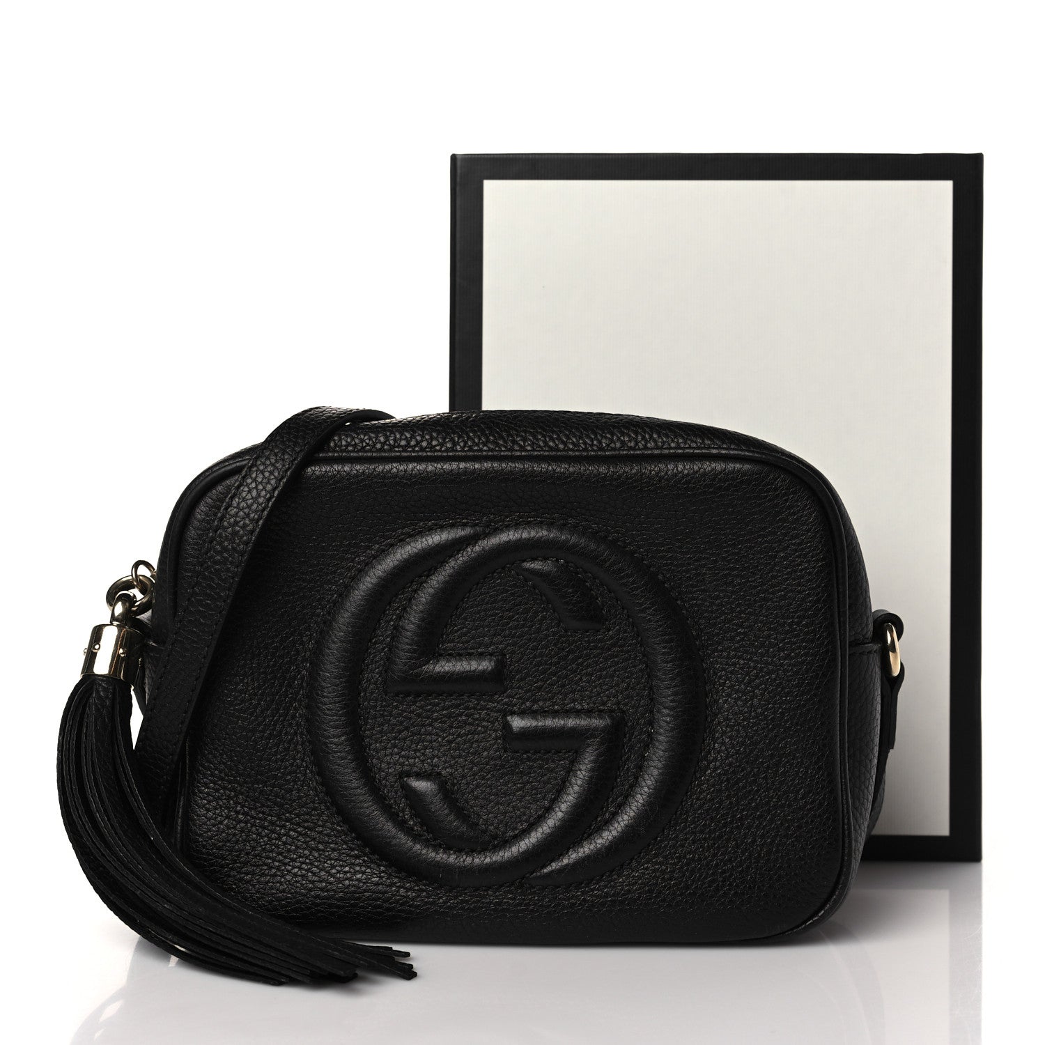 Gucci Pebbled Calfskin Small Soho Disco Bag Black 10 of 10