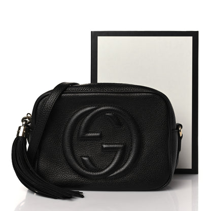 Gucci Pebbled Calfskin Small Soho Disco Bag Black 10 of 10