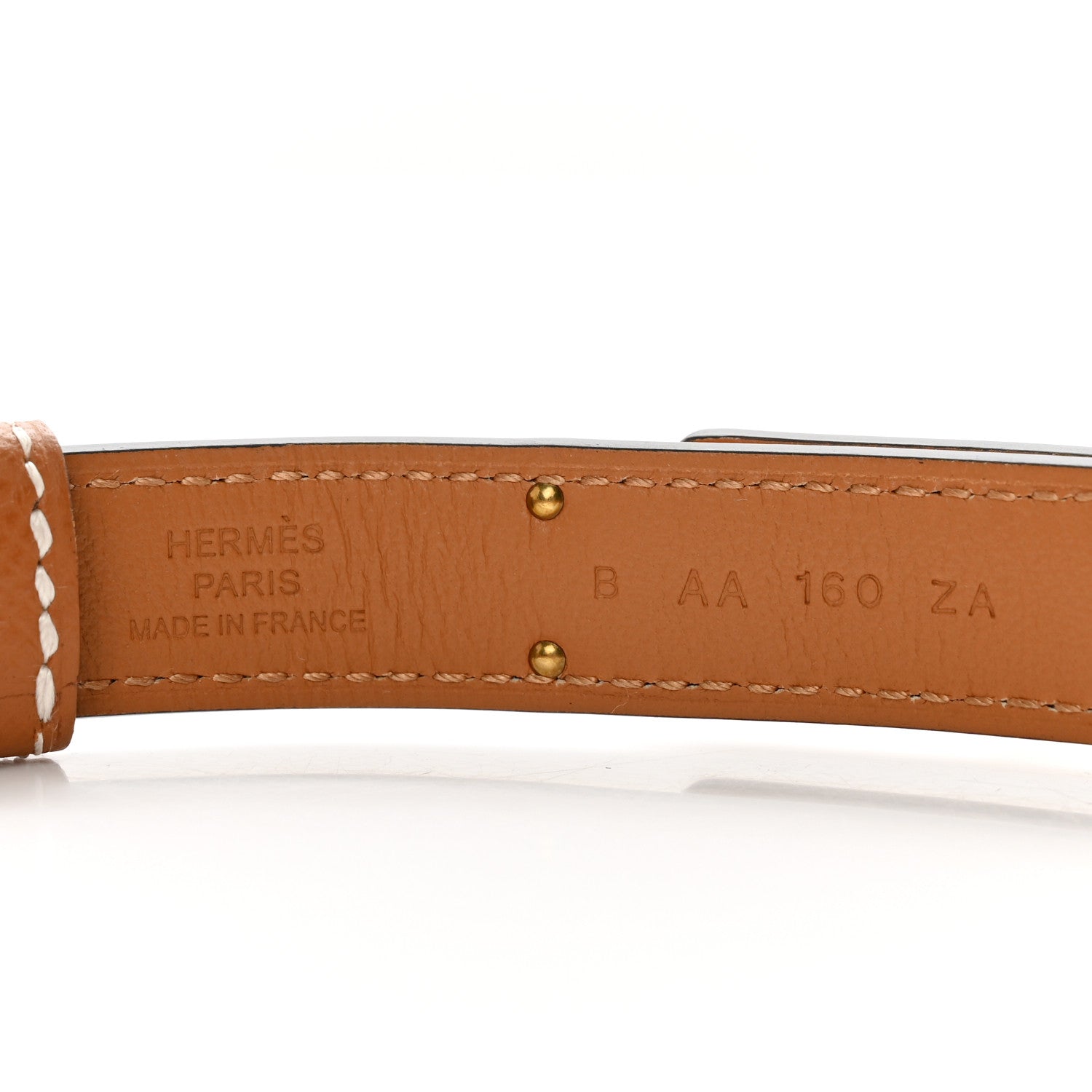 Hermes Epsom Kelly Belt Gold 3 of 3