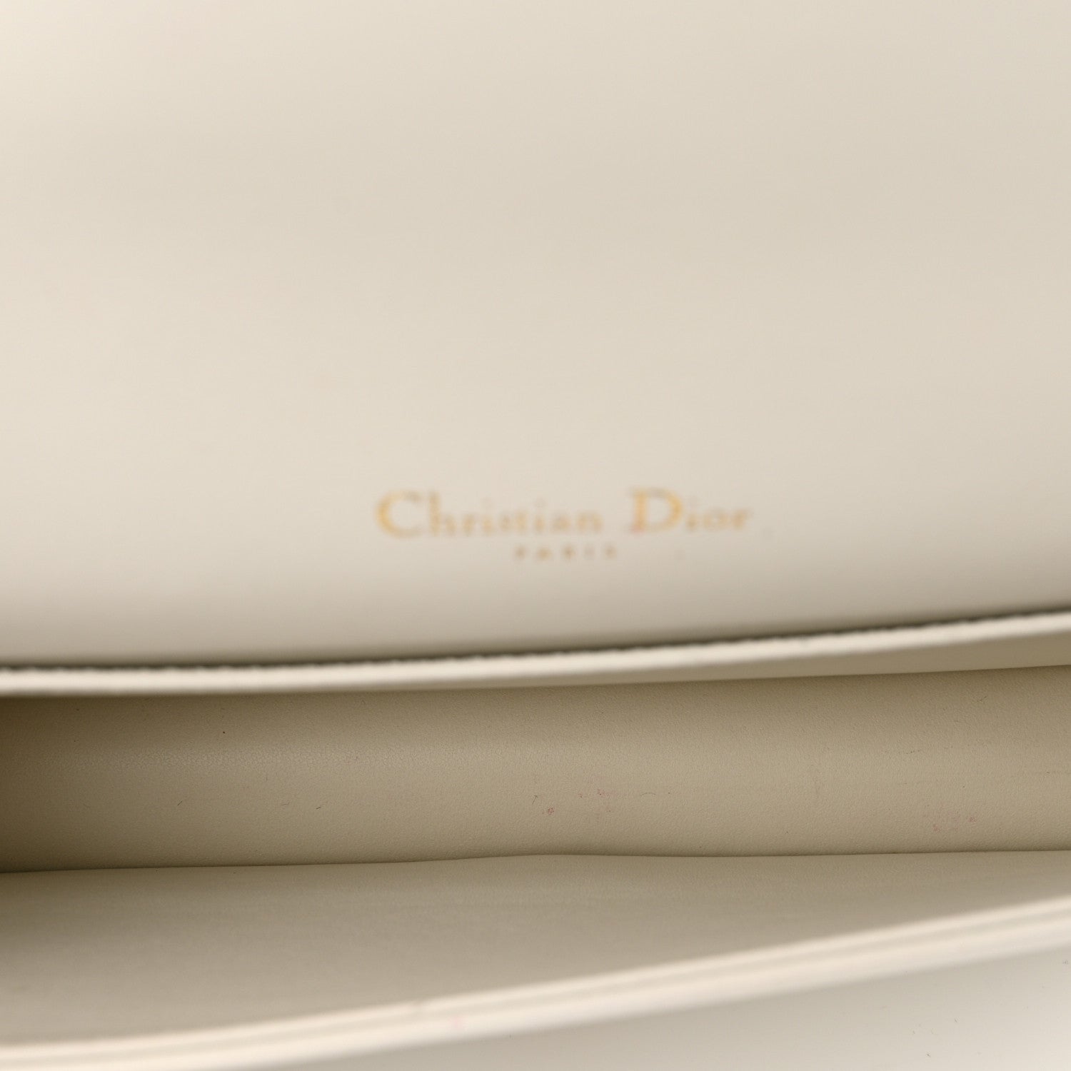 Christian Dior Lambskin Cannage Lady Dior Pouch Latte 6 of 11