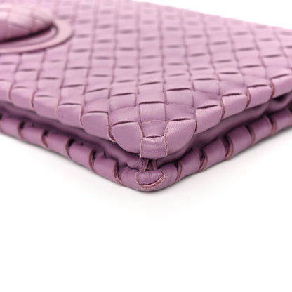 Bottega Veneta Nappa Intrecciato Turnlock Clutch Corot 11 of 12