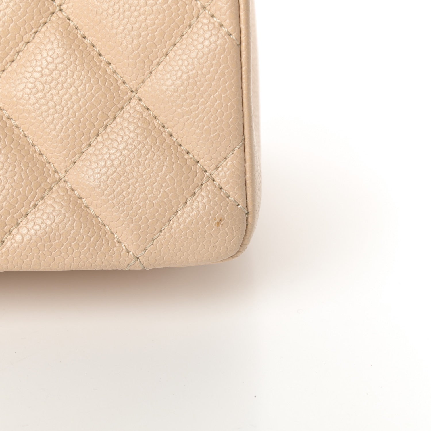 Chanel Caviar Quilted Grand Shopping Tote GST Beige Clair 11 of 11
