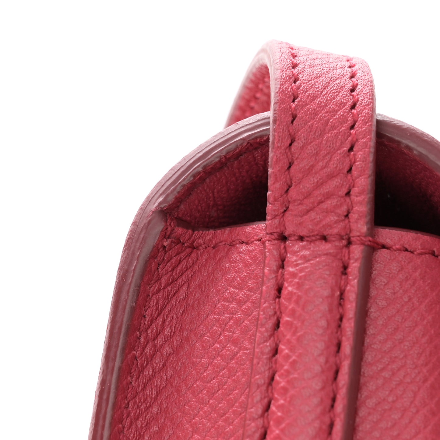 Grained Calfskin Small Trotteur Bubble Pink