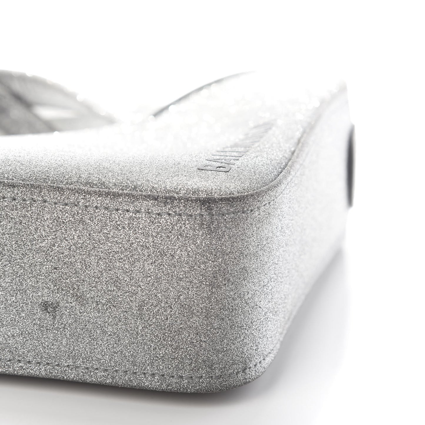 Glitter XS Triangle Duffle Argent Black