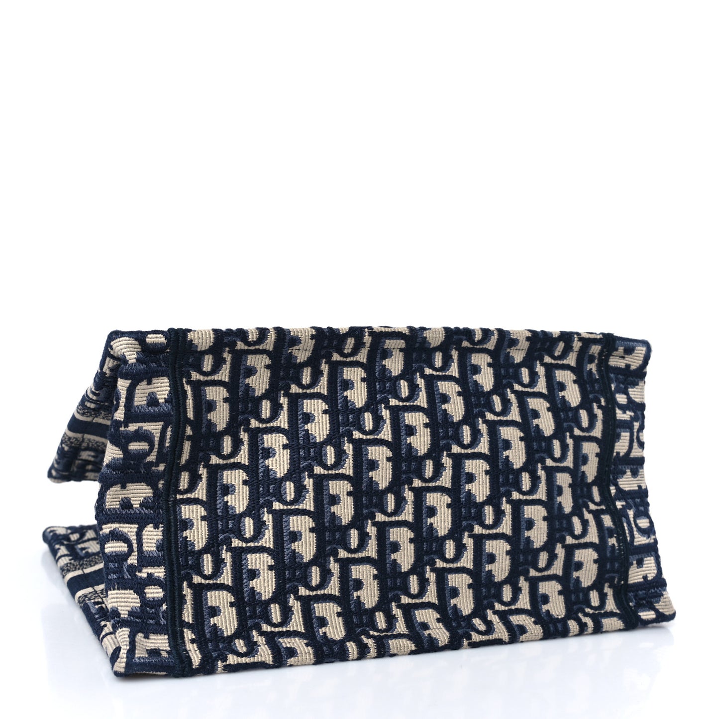 Oblique Small Book Tote Blue Multicolor