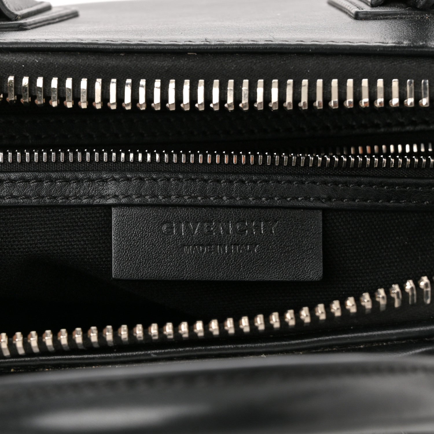 Givenchy Calfskin Signature Logo Small Antigona Black 6 of 10