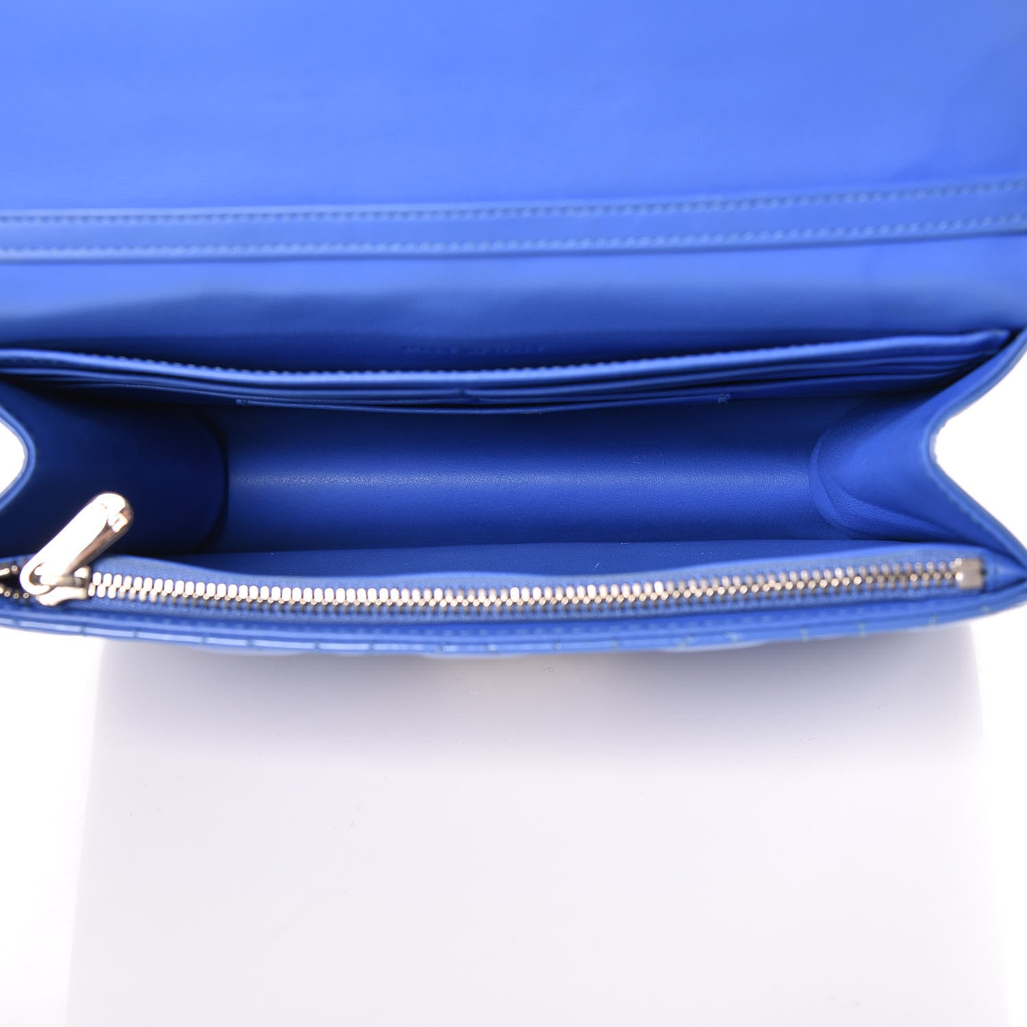 Christian Dior Patent Cannage Miss Dior Promenade Pouch Blue 5 of 13