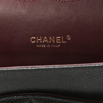 Chanel Caviar Quilted Maxi Double Flap Black 7 of 9