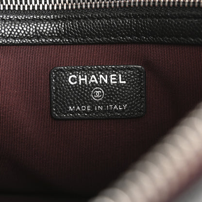 Chanel Caviar Quilted Medium Cosmetic Case Black 6 of 11