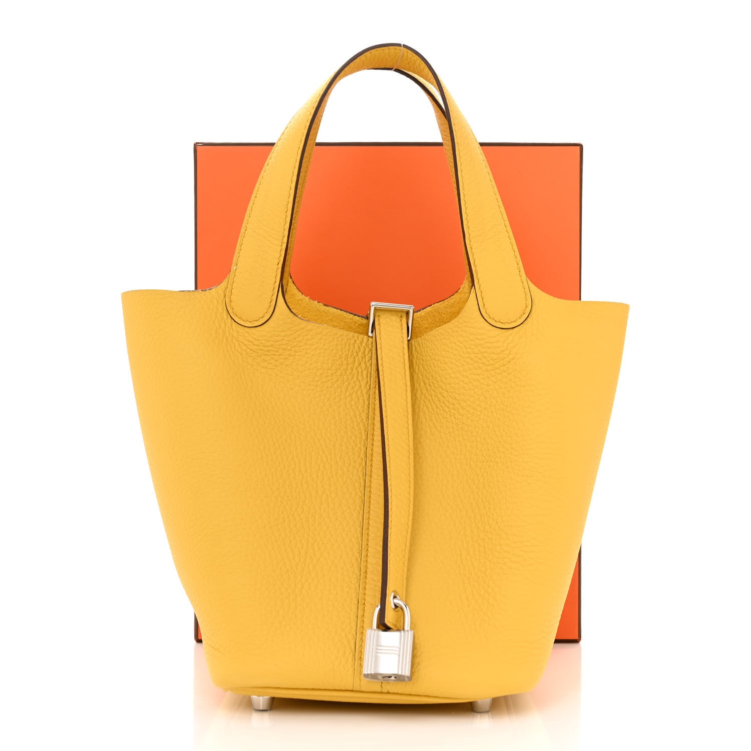 Hermes Taurillon Clemence Picotin Lock 18 PM Sun 11 of 11