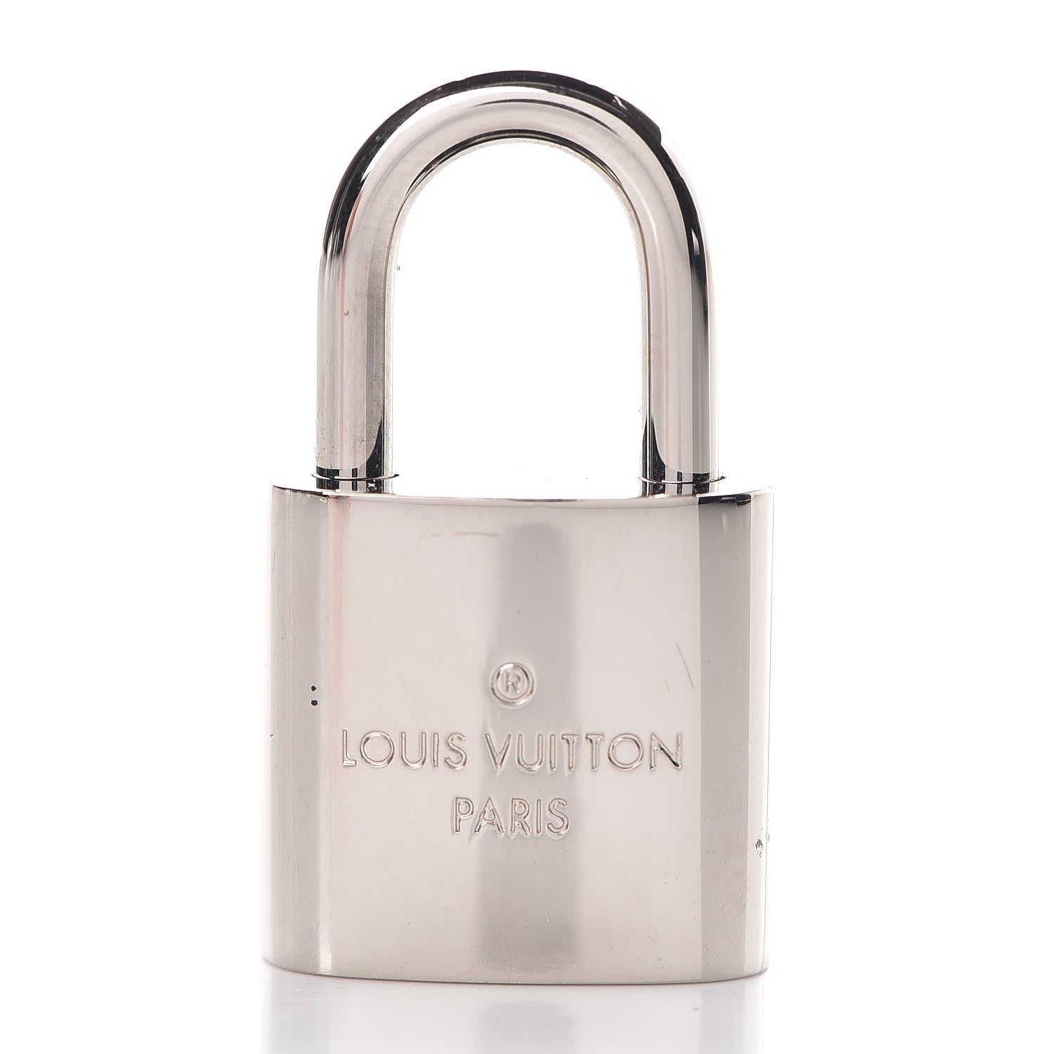 Louis Vuitton Polished Silver Lock and Key Set 3 of 5