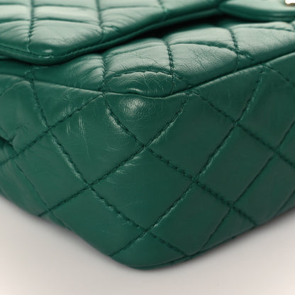 Chanel Lambskin Quilted Medium Double Flap Green 8 of 10