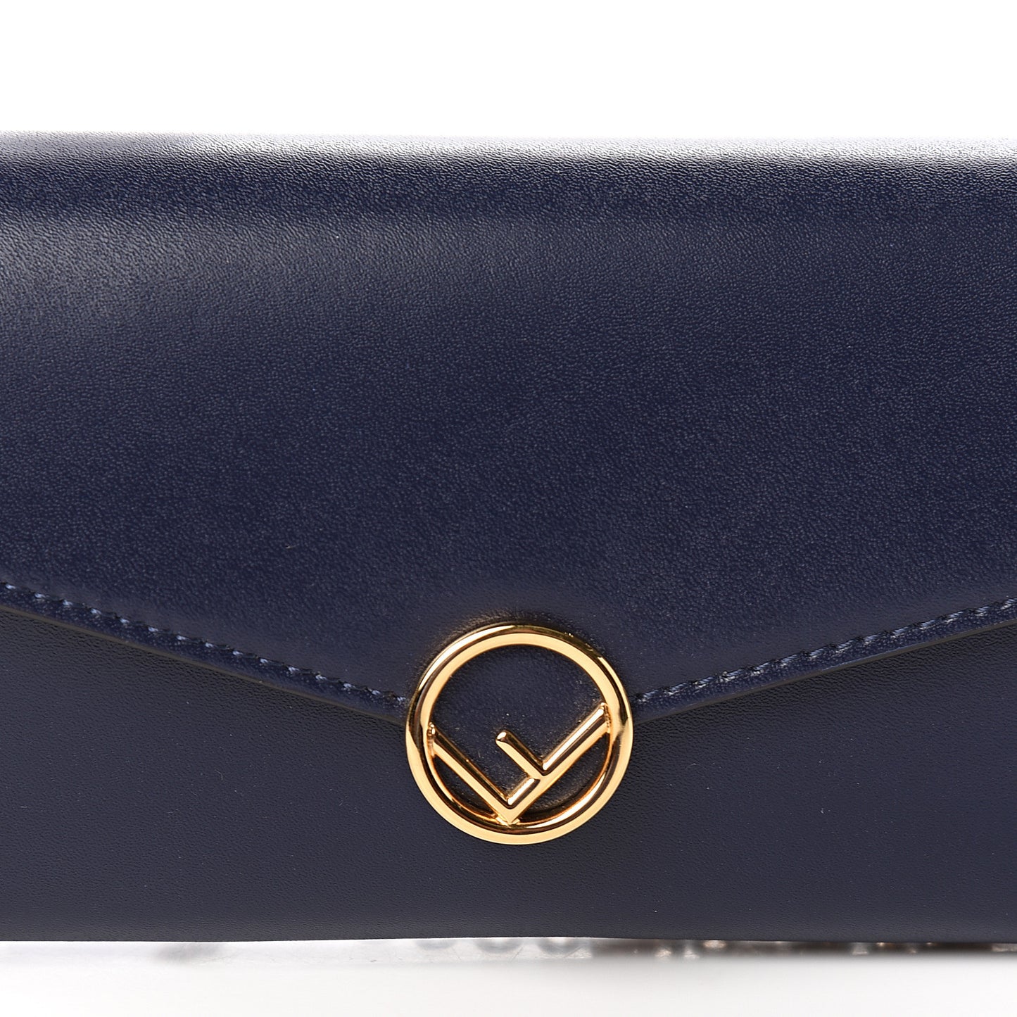 Vitello Liberty Lucido F is Fendi Continental Envelope Wallet On Chain Blueberry