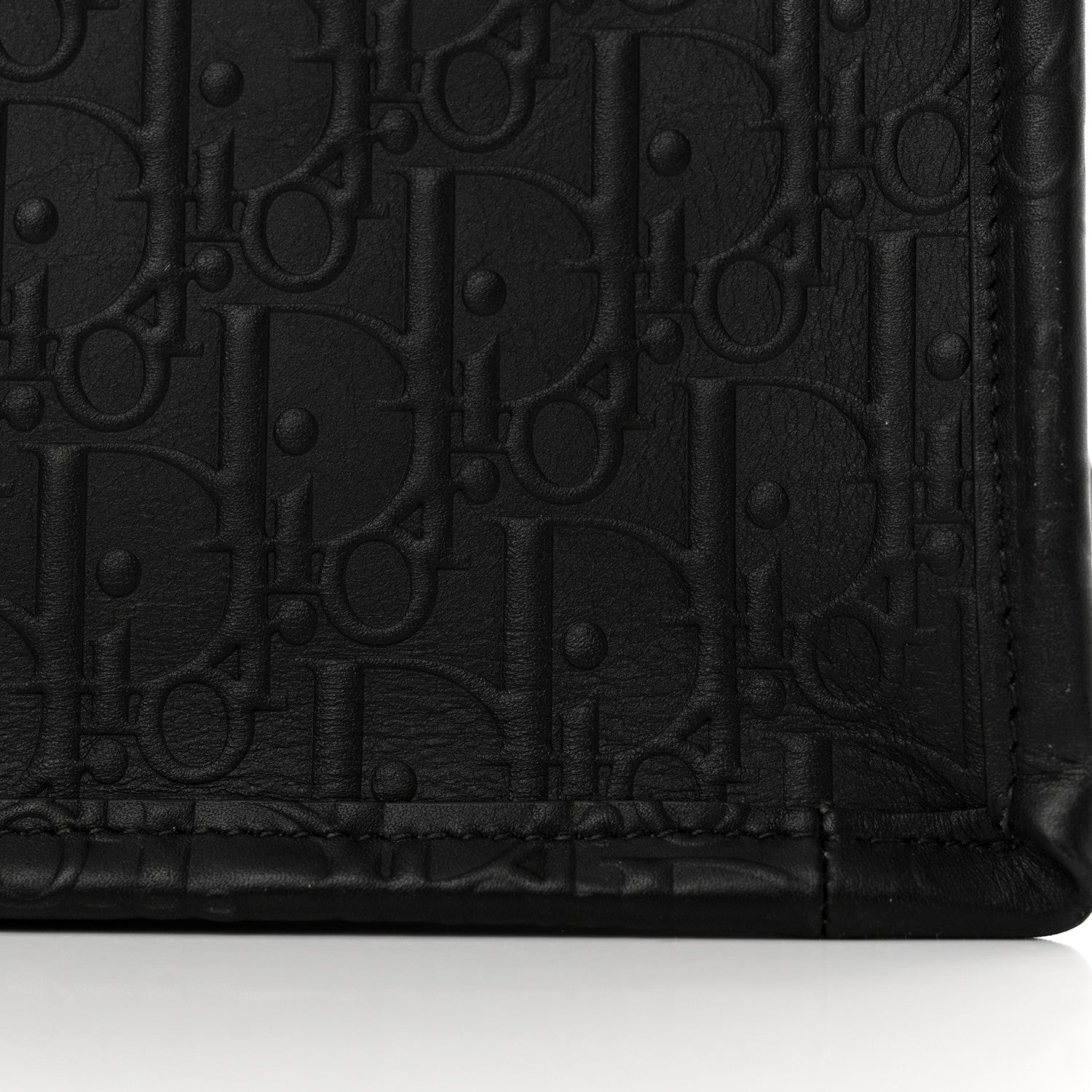 Christian Dior Oblique Calfskin Embossed Large Book Tote Black 16 of 16